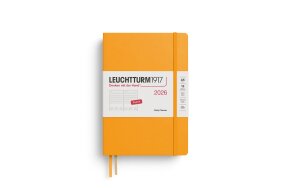 LEUCHTTURM DAILY PLANNER 2026 A5 HC 12 MONTHS RISING SUN 372774